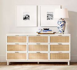 Westly 9-Drawer Cane Dresser (71") | Pottery Barn (US)