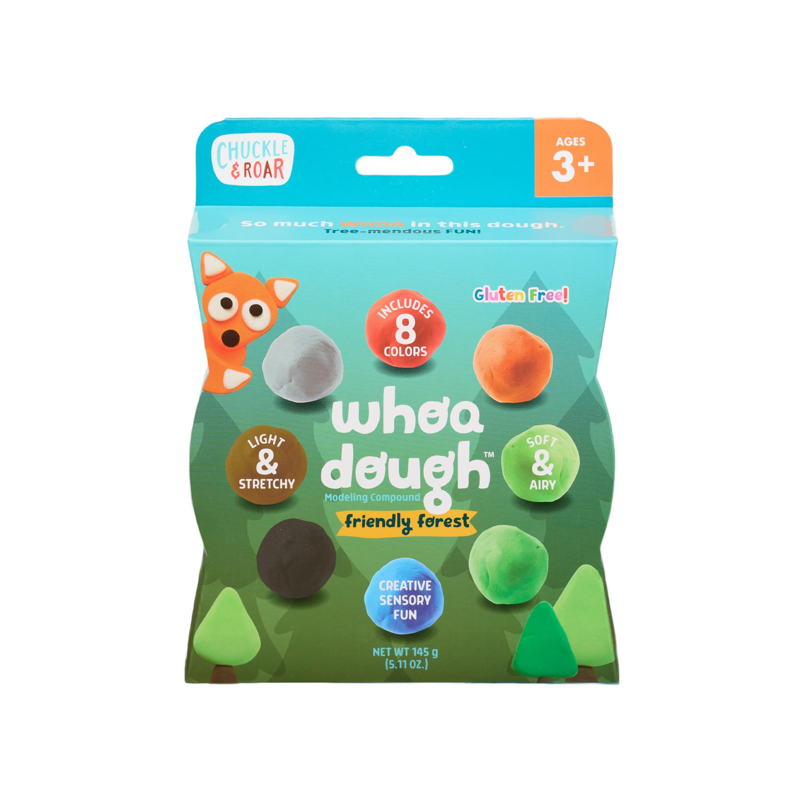 Chuckle & Roar - Whoa Dough Friendly Forrest 8 Pack - Tactile Kids Dough - Fun Arts and Crafts Ti... | Amazon (US)