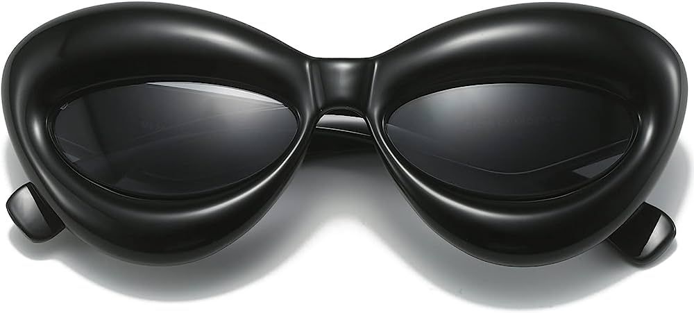 EYLRIM Fashion Inflatable Cat Eye Sunglasses for Women Cute Funny Sexy Lip Designer Bubble Sun Gl... | Amazon (US)