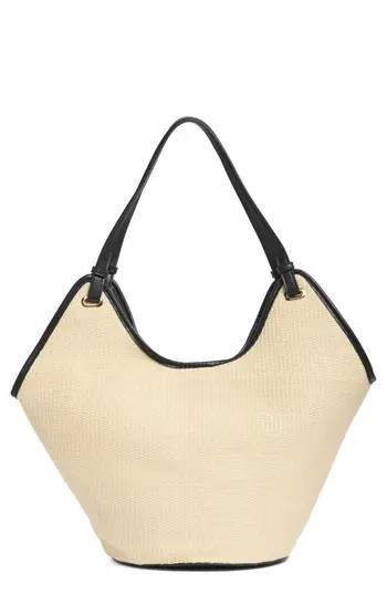 URBAN EXPRESSIONS HANDBAGS Straw Tote Bag in Black at Nordstrom Rack | Nordstrom Rack