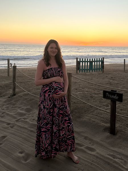 Another fun bump-friendly dress (non maternity). So comfy and flattering. 

Baby moon, beach vacation, vacation outfit, pregnancy style, maternity style, bump style 

#LTKbump #LTKstyletip