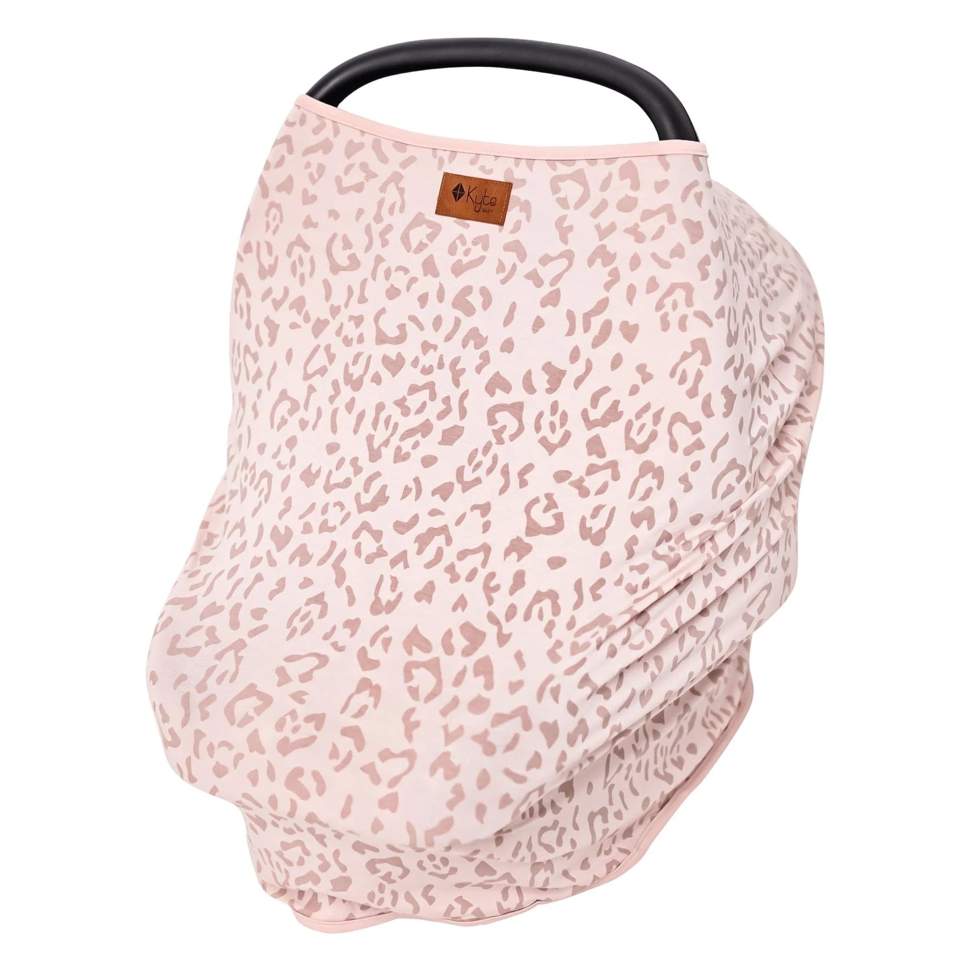 Car Seat Cover in Big Blush Leopard | Kyte BABY