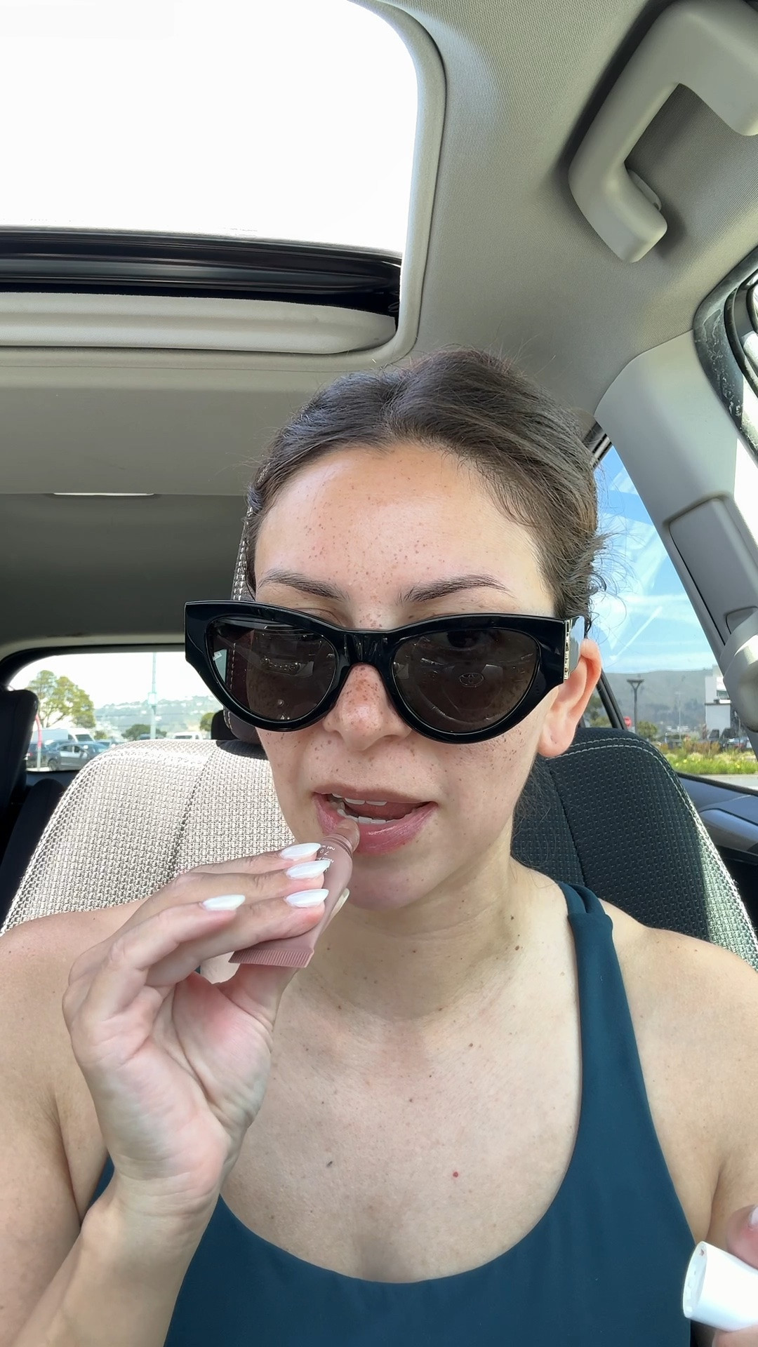YSL sunglasses
@Summer Fridays lip butter balm mini
@lululemon bra top- 8

#LTKdayinmylife #LTKActive #LTKBeauty