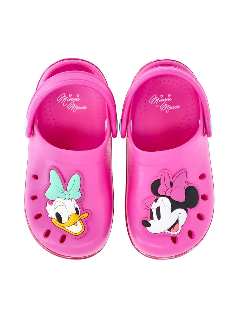 Disney Toddler Girls Minnie Mouse and Daisy Duck Clog Sandals | Walmart (US)