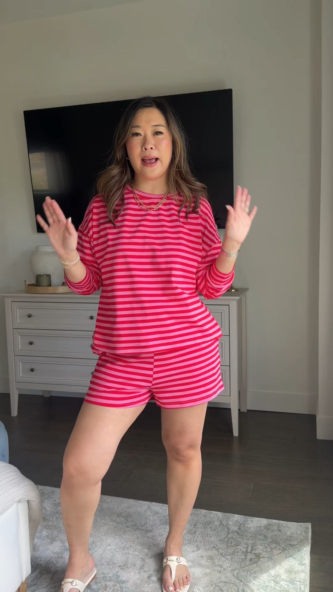 Amazon set 

Wearing a medium 

#LTKPetite #LTKSeasonal #LTKootd