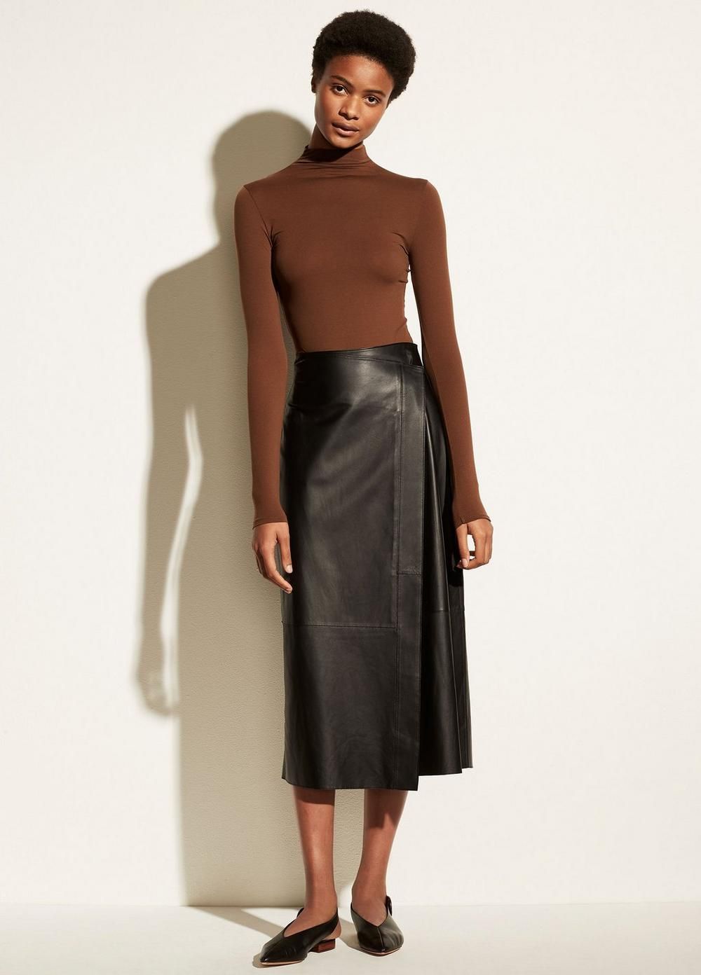 Leather Wrap Skirt | Vince LLC