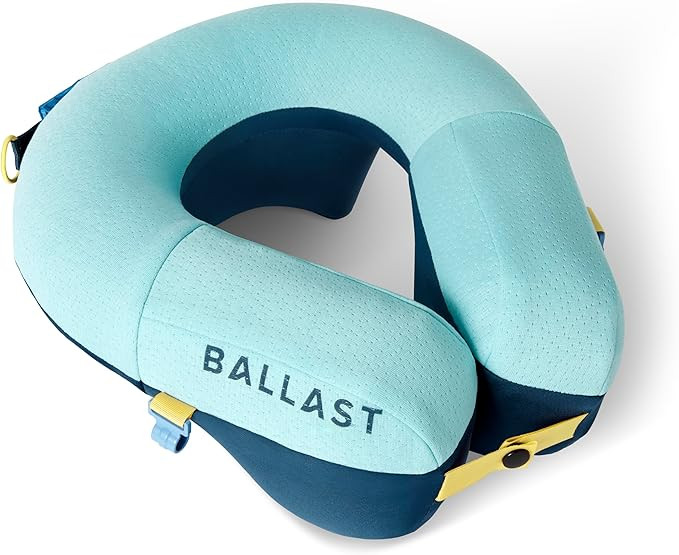 Ballast Travel Pillow PRO - Neck Pillow for Airplane, Beach Pillow, Enjoy Comfort Wherever You Go... | Amazon (US)