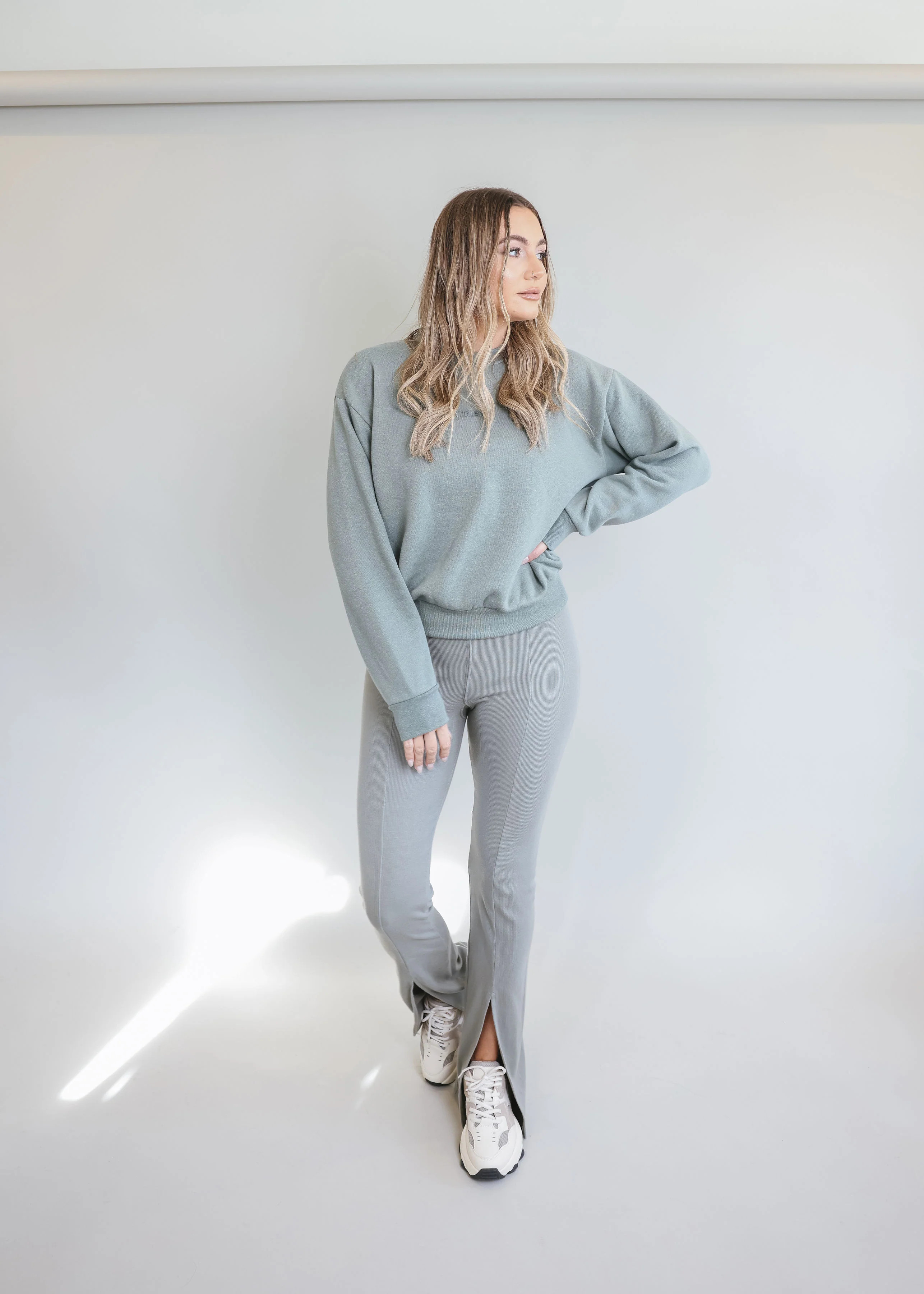 Ribbed Split Leggings | Tribe Kelley