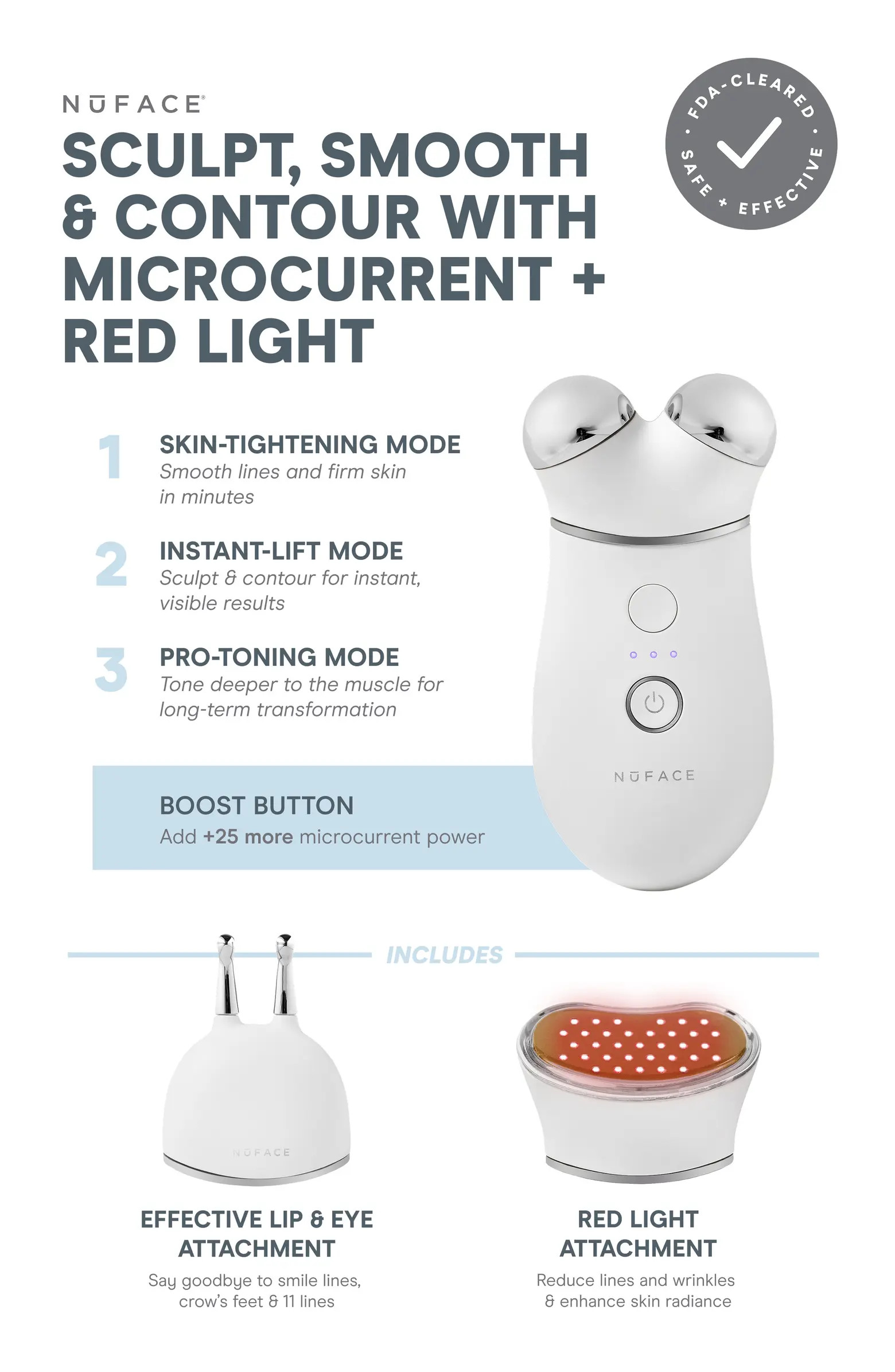 Trinity+ Complete Microcurrent & Red Light Facial Toning Device Set $785 Value | Nordstrom