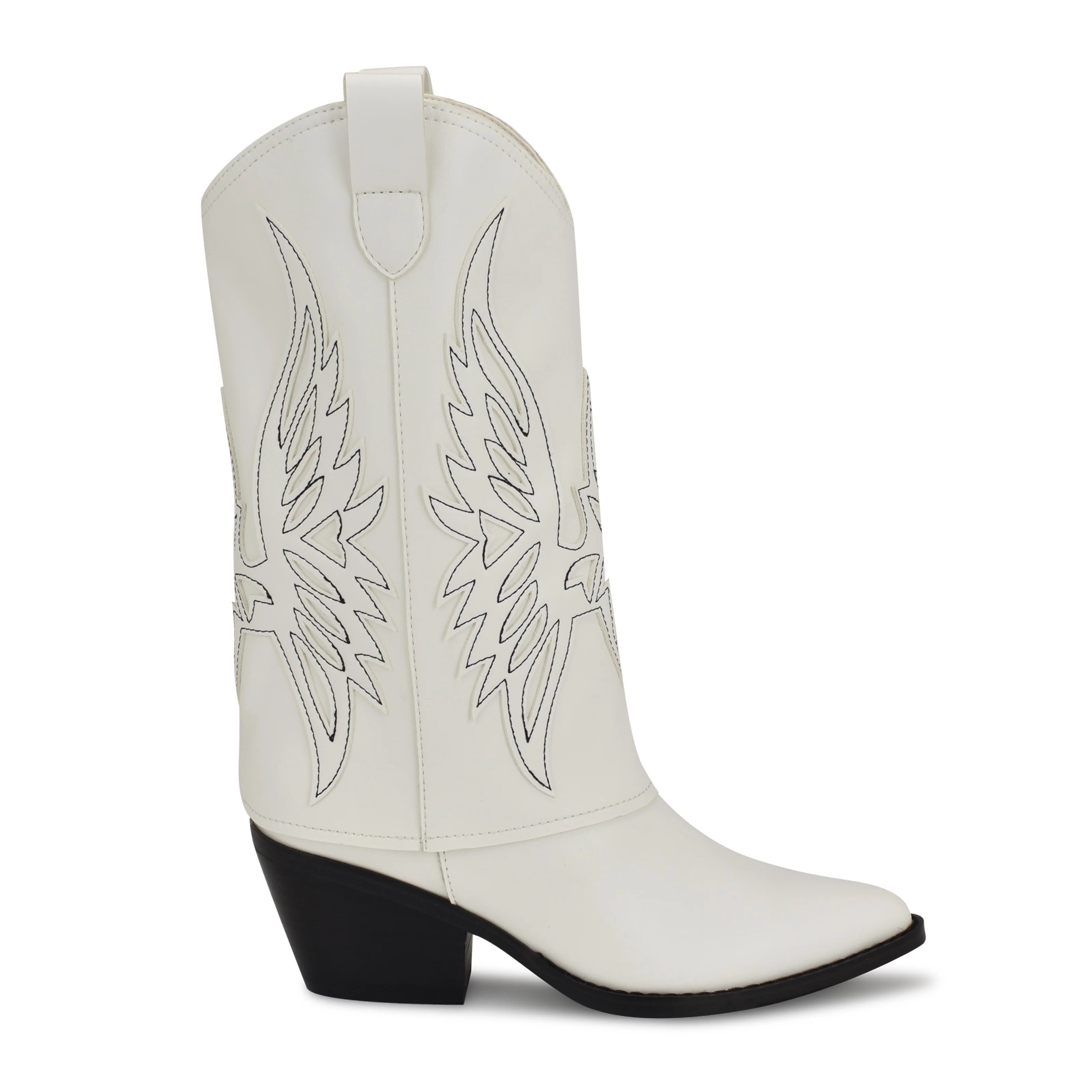 Ringer Detailed Western Boots | Nine West (US)