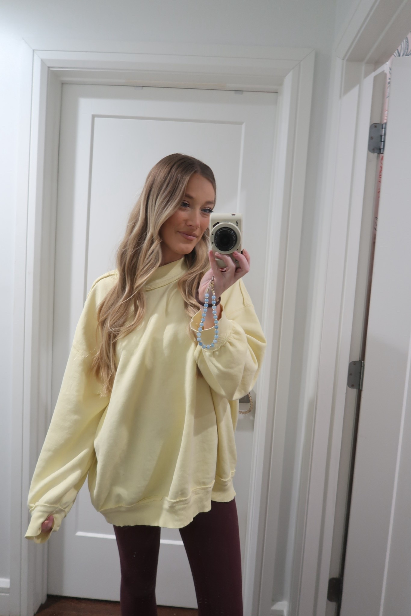 Free People oversized butter yellow mock neck sweater 💛

#LTKActive #LTKootd #LTKTravel