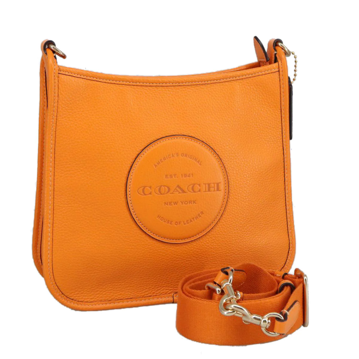 Coach Dempsey Leather Shoulder Bag (Pre-Owned) | Shop Simon