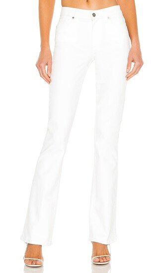 High Rise Manhattan Boot Jeans in Crisp White | Revolve Clothing (Global)