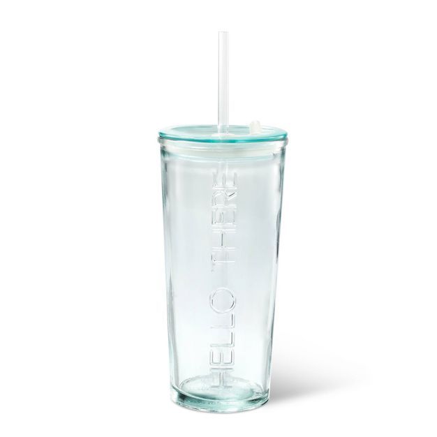 16.9oz Recycled Glass 'Hello There' Tumbler - Tabitha Brown for Target | Target