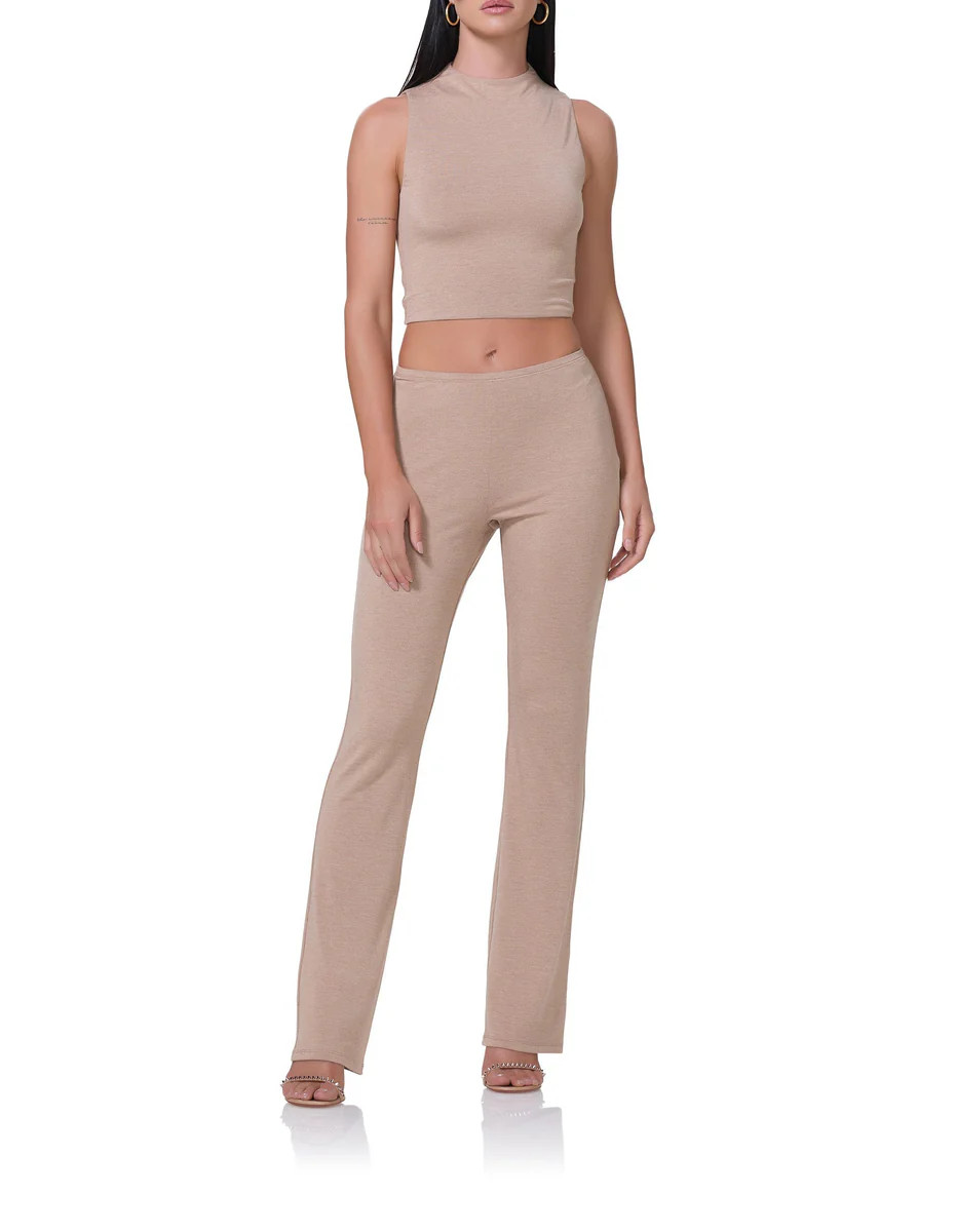 Shelly Top - Heather Taupe | ShopAFRM