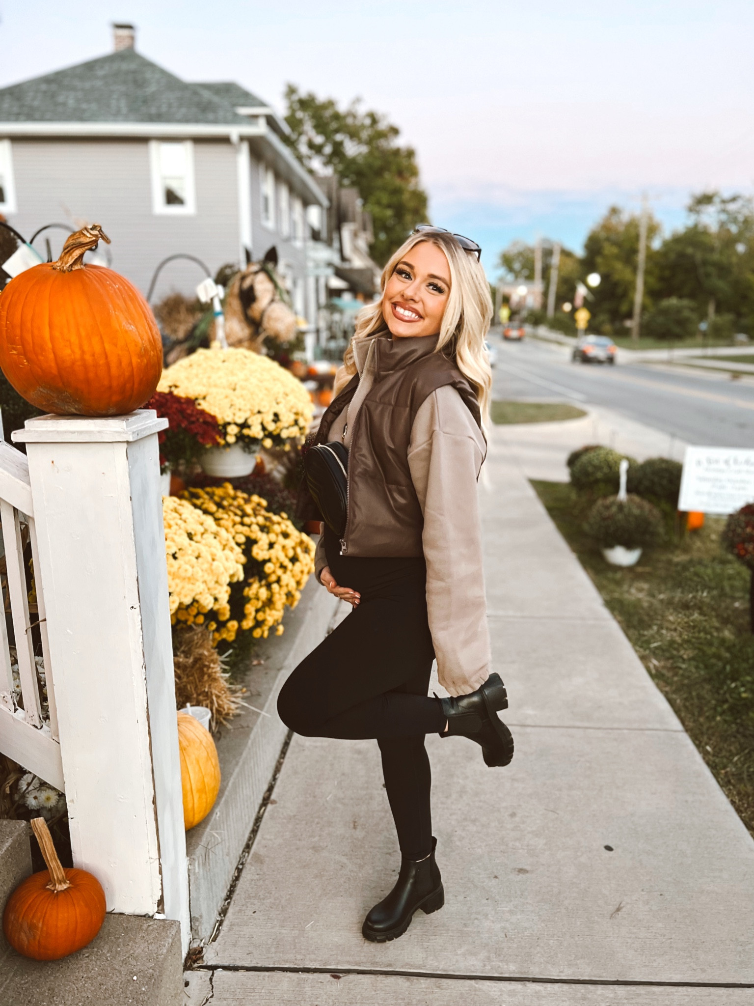 Perfect fall cozy outfit women leggings black puffer cropped puffer chunky black boots 

#LTKfit #LTKSeasonal #LTKHalloween