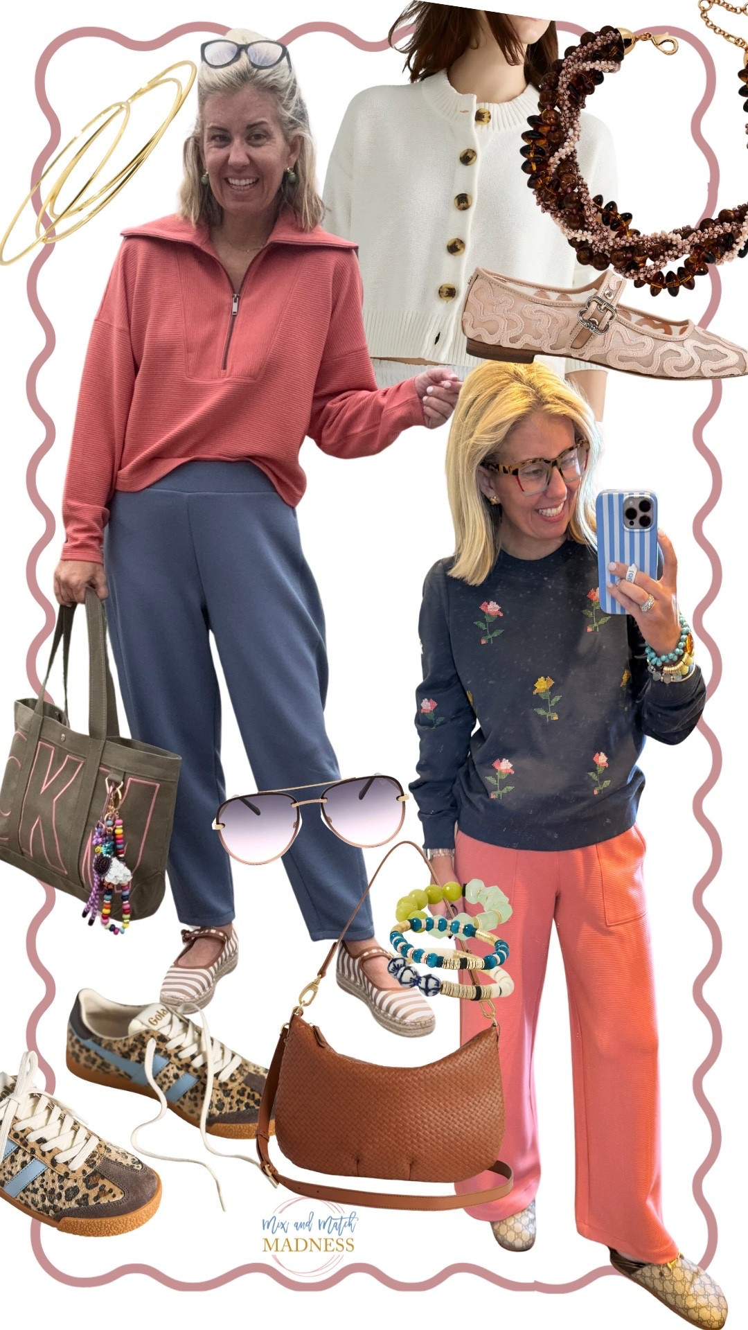 Styling my new french ribbed pieces from Spanx. Y’all they are good! I love the new wide leg pants with the pockets and the color is perfect for spring! 
Tops - xs
Barrel - small petite
Wide leg pant- small petite 