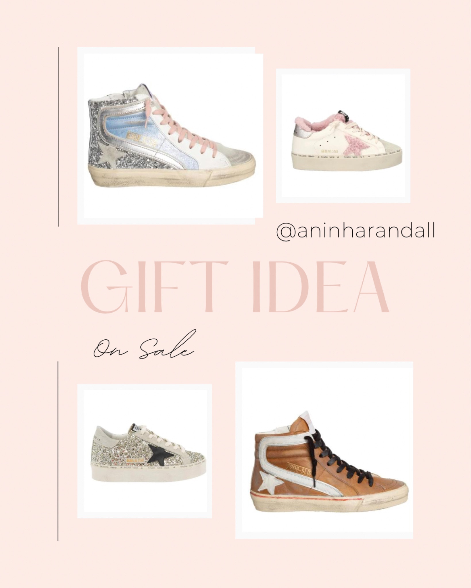 Golden Goose Gift Ideas
True to Size. I wear the 36 and 37! Prefer the 36 though. It fits more snug and it doesn’t get out of my feet easily, so I would say size down if in between sizes 👌🏻

#LTKshoecrush #LTKsalealert #LTKGiftGuide