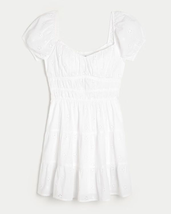 Women's Channeled Waist Mini Dress | Women's Dresses & Rompers | HollisterCo.com | Hollister (US)