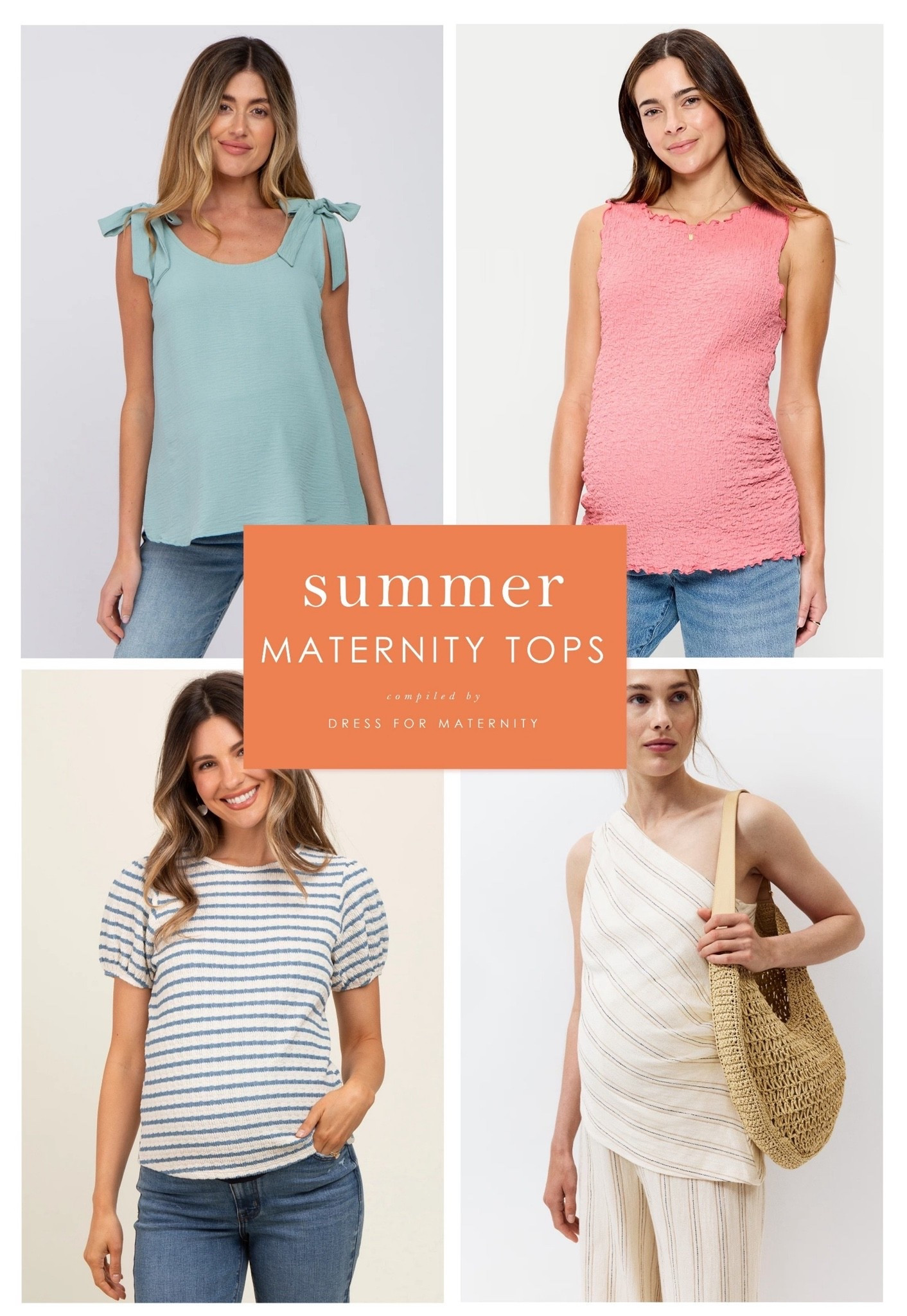 Summer maternity clothes 
Summer maternity tops 
Cute pregnancy outfits summer and for July 4th
Old Navy Maternity 
Pink Blush Maternity 
H&M Maternity

#LTKBump #LTKBaby #LTKKids