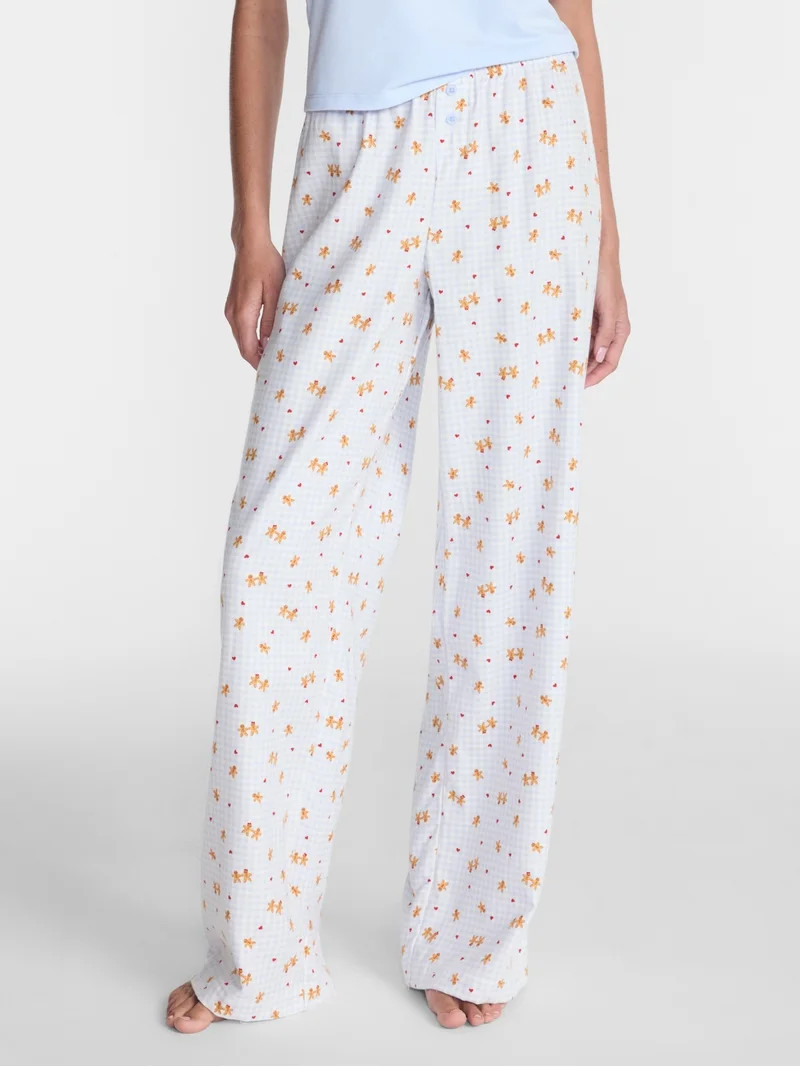 No Boundaries Print Boxer Sleep Pants, 31" Inseam, Women's XS-XXL | Walmart (US)