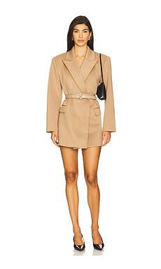 Lovers and Friends Mischa Blazer Dress in Taupe from Revolve.com | Revolve Clothing (Global)