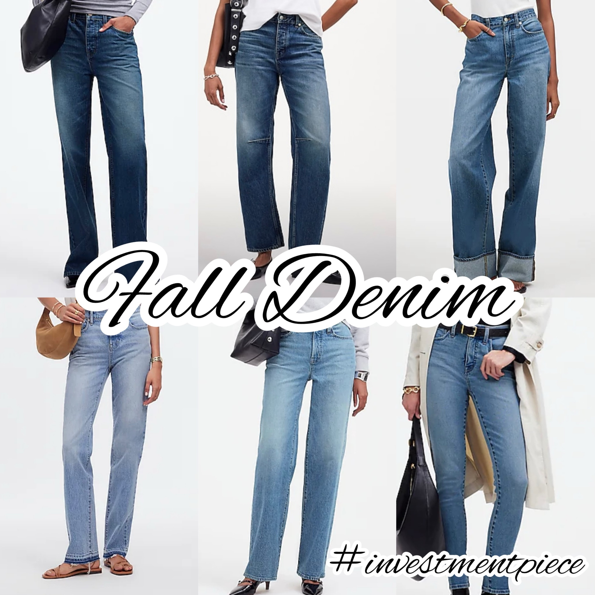 From barrels to wide legs to baggy- all the jeans you need for fall. These are what I’m shopping from @madewell #investmentpiece  

#LTKStyleTip #LTKSeasonal #LTKOver40