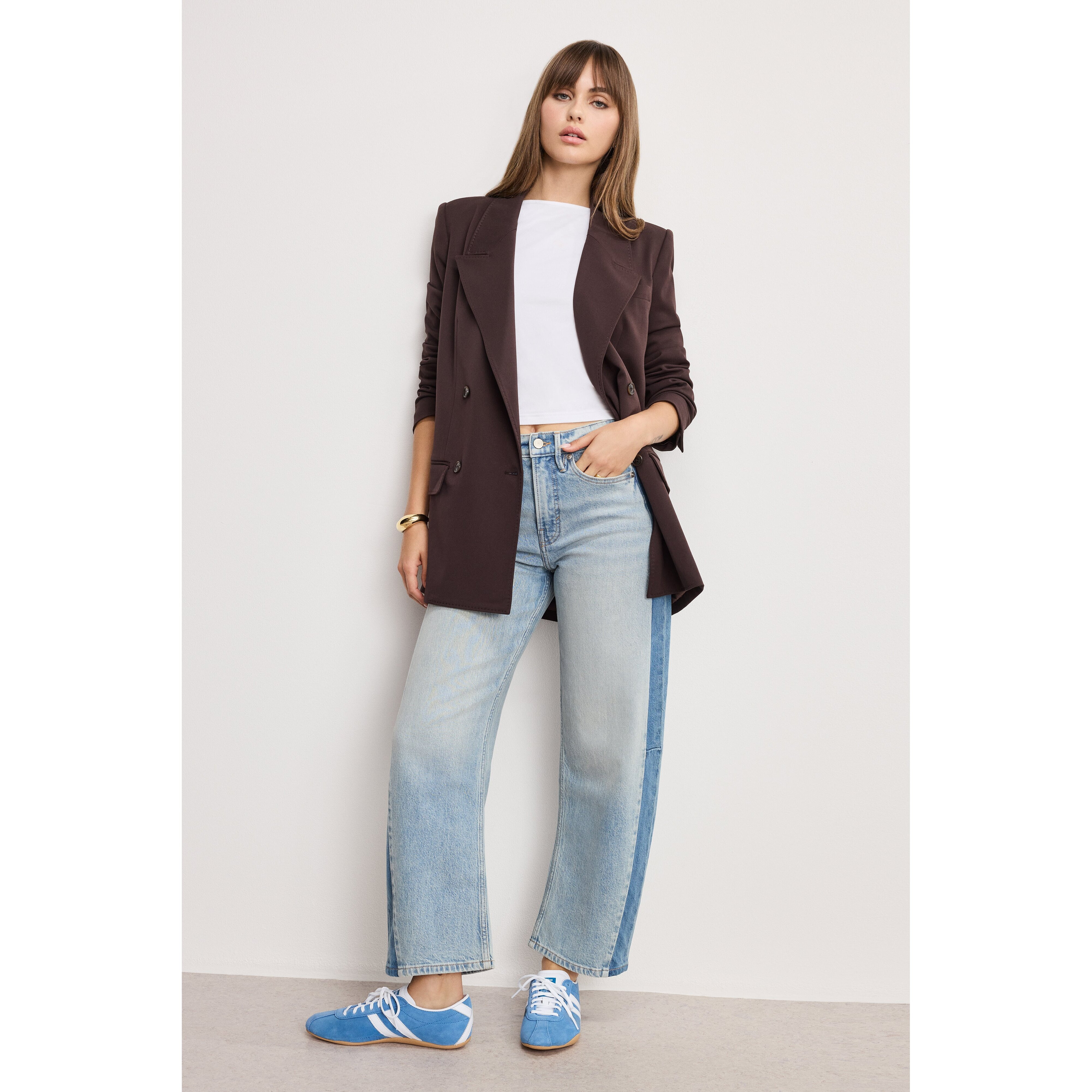 Women's Good Barrel Jeans | Indigo, Size 6 | Good American by Khlo� Kardashian | Good American