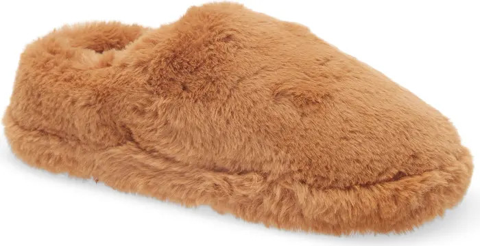 Faux Fur Slipper (Women) | Nordstrom