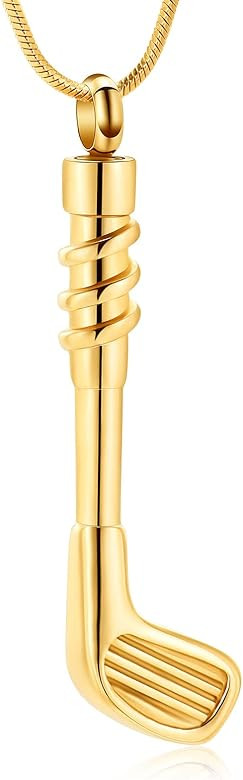 Golf Clubs Cremation Jewelry for Ashes,Funeral Keepsake Urn Pendant Ashes Holder Stainless Steel ... | Amazon (US)
