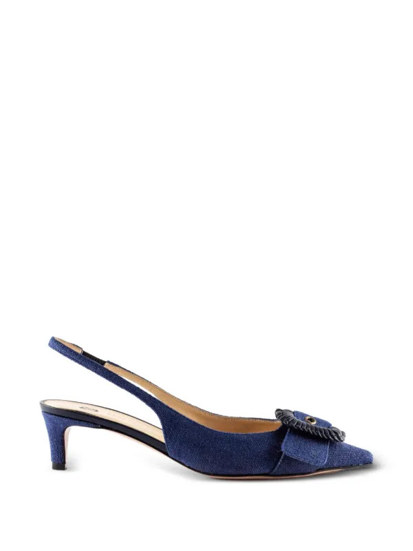 50mm buckle pointed pumps | Farfetch Global