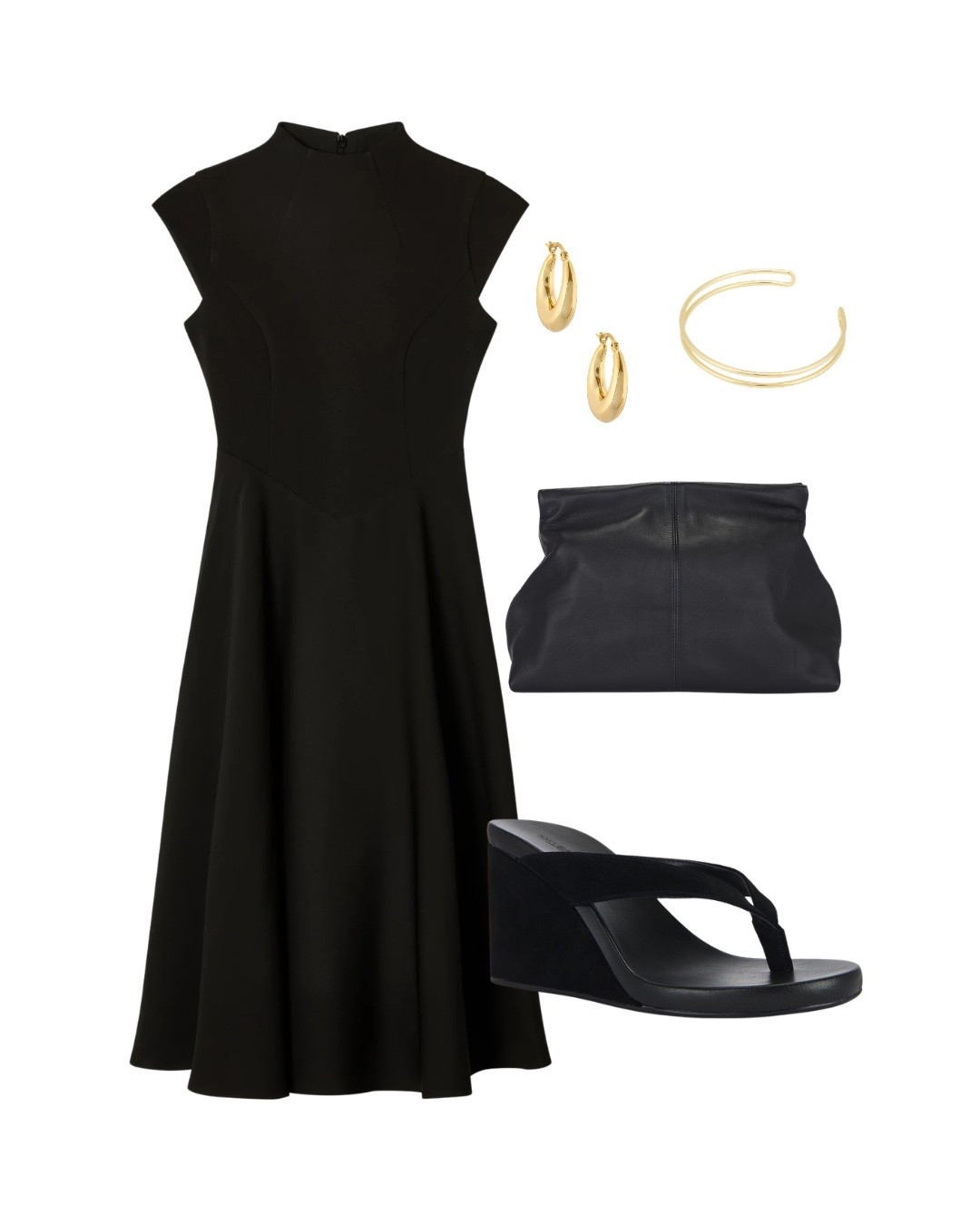 An effortless black dress moment 🖤 Simple, chic, and so easy to dress up.

black dress, midi dress, date night outfit, dinner outfit, classic style, minimalist fashion, elevated basics, black accessories, gold jewelry, wedge sandals, pre fall outfit, timeless style, LTK finds

#LTKootd #LTKOver40