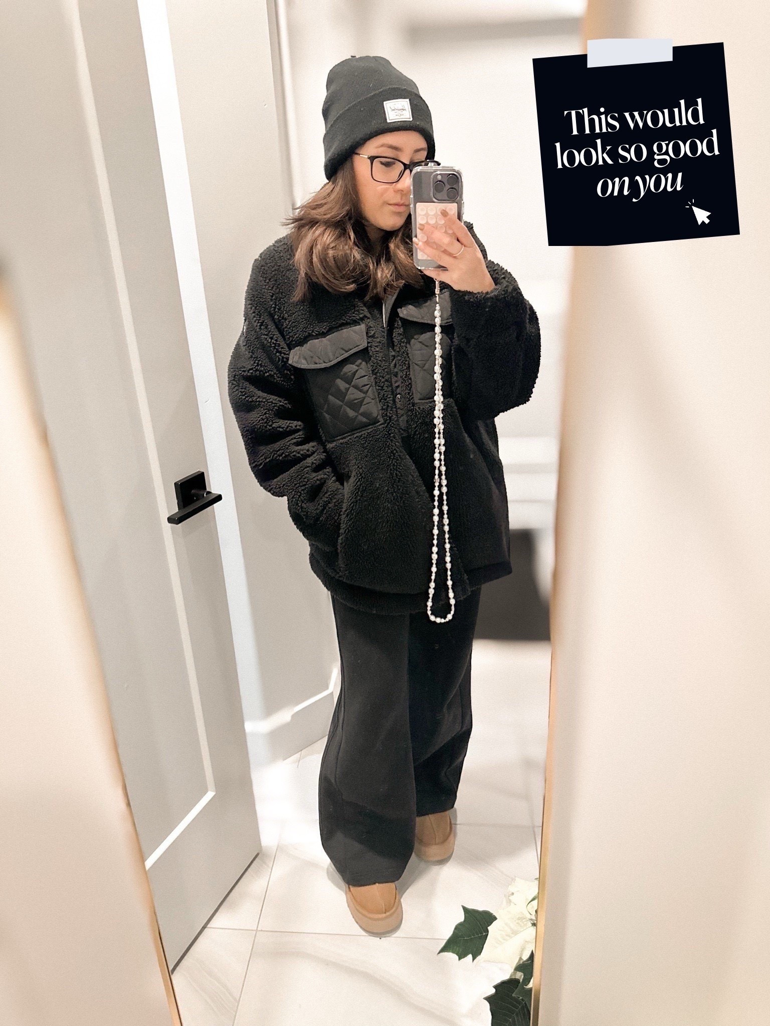 Favorite Sherpa jacket 
Wearing xs 
Happy shopping 🛍️ 

#LTKwinter #LTKcanada #LTKstyletip