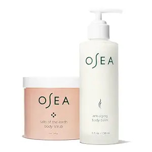 OSEA Body Exfoliation Duo - Salts of Earth Body Scrub & Anti-Aging Body Balm | Amazon (US)