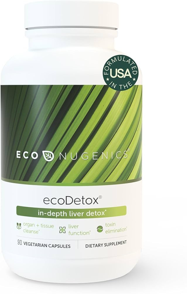 EcoNugenics ecoDetox Supplement for Liver Detox & Total Body Cleanse – Helps Enhance Digestive ... | Amazon (US)