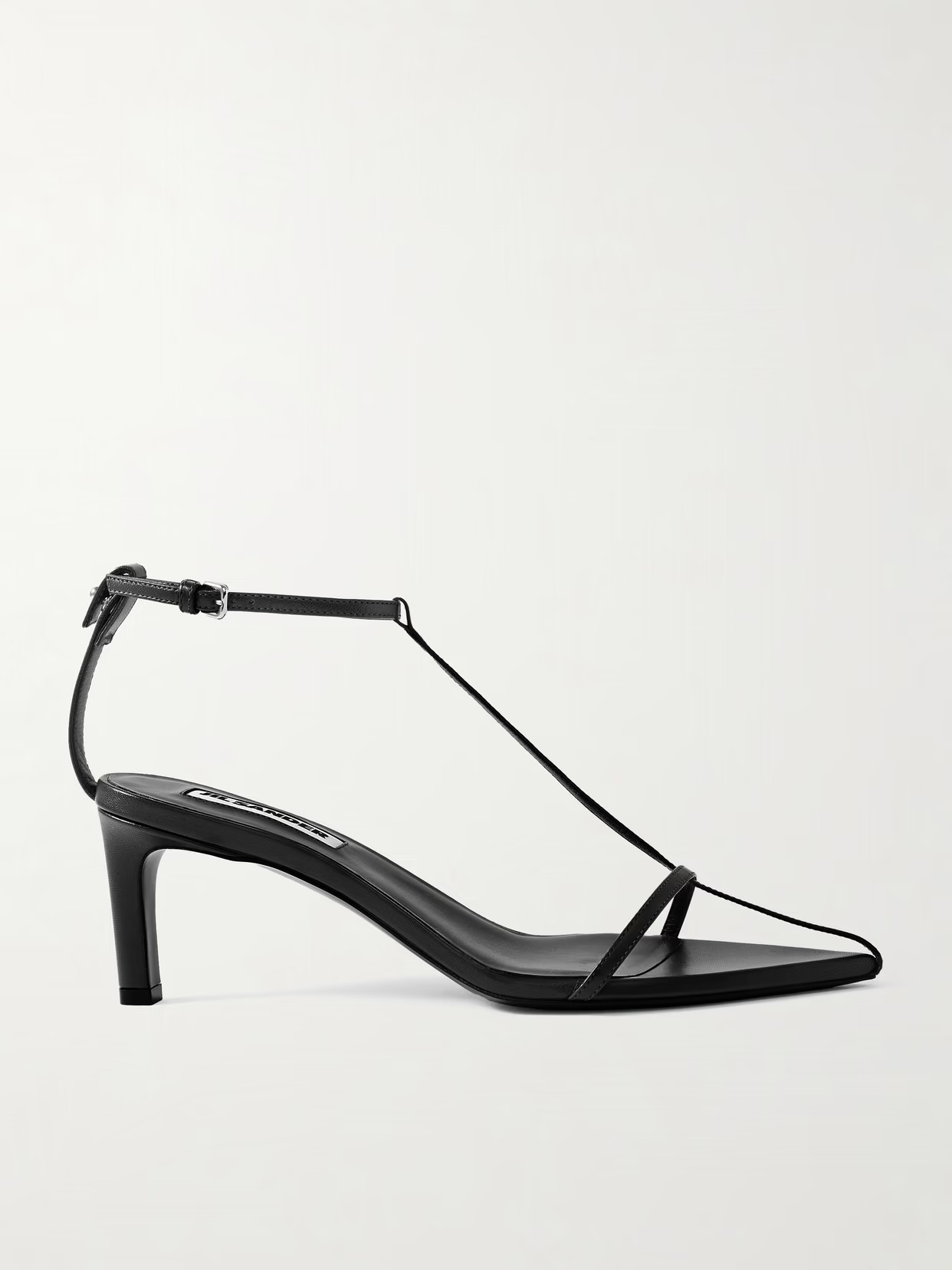 Jil Sander - Leather Sandals - Black | NET-A-PORTER (US)