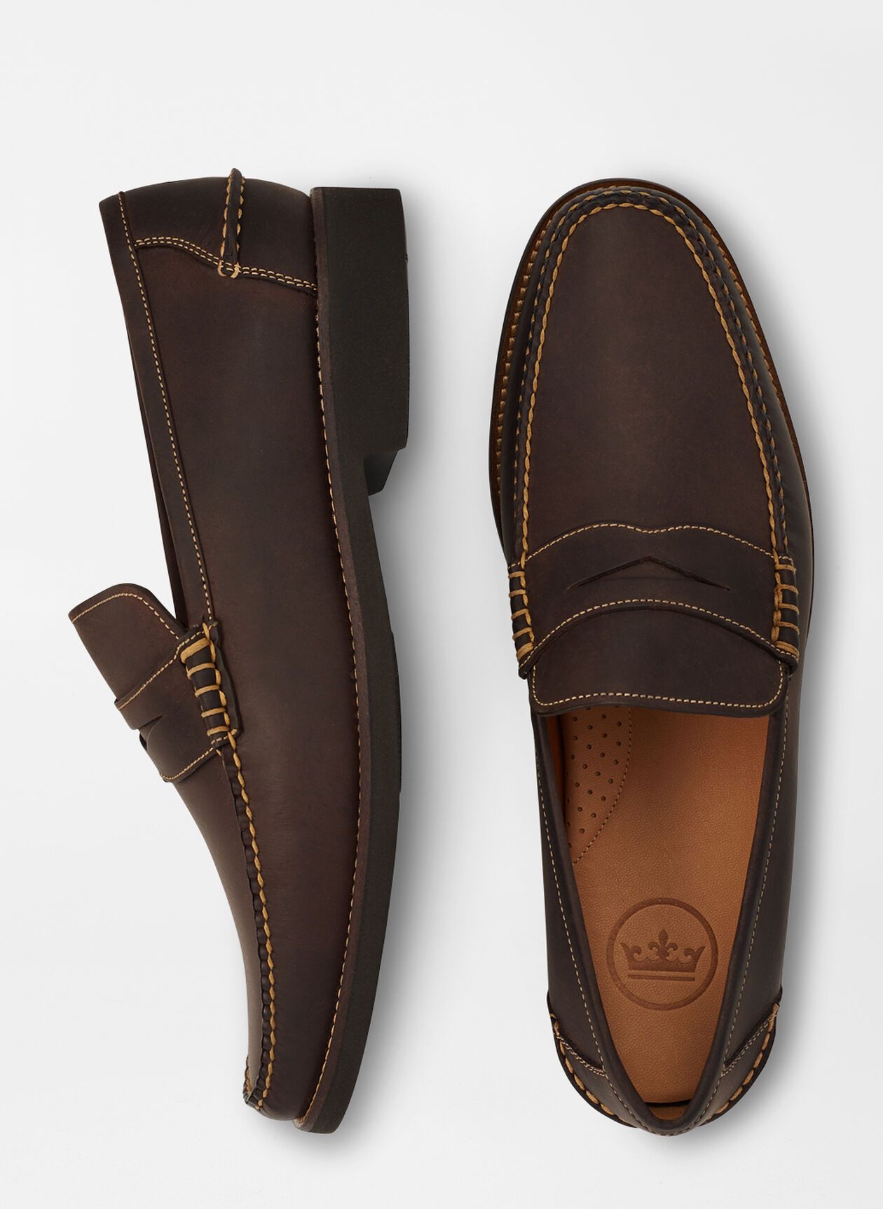 Handsewn Leather Penny Loafer | Peter Millar