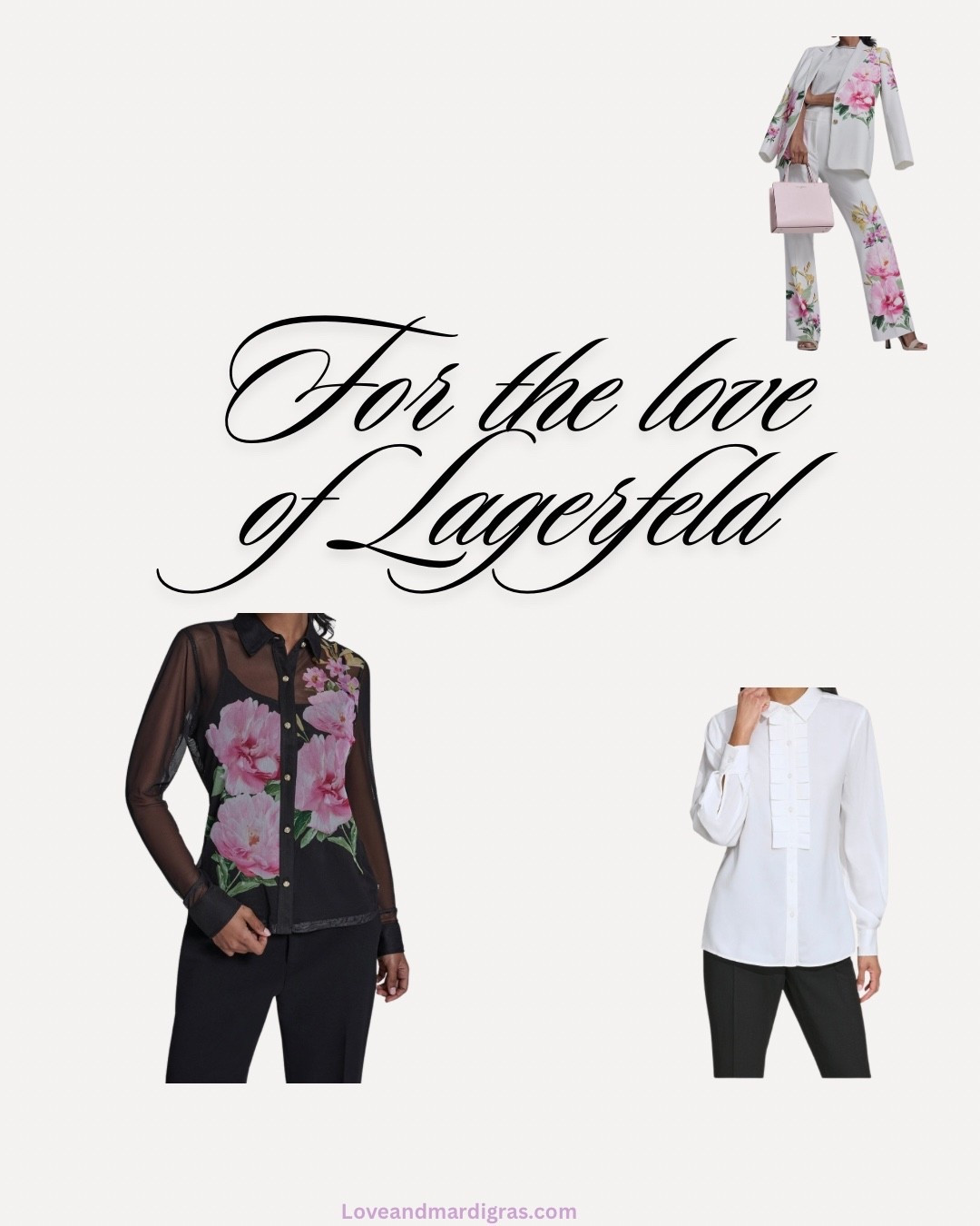 For the love of Lagerfeld
