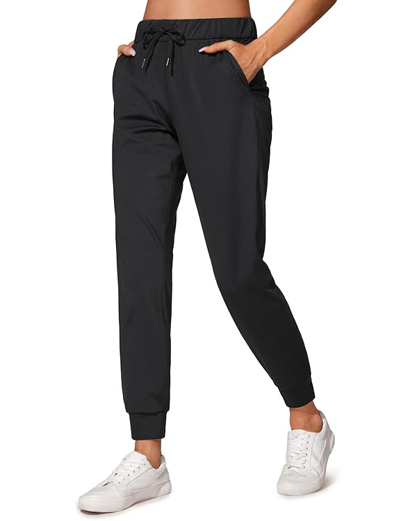 CRZ YOGA 4-Way Stretch Golf Joggers for Women, 28" Casual Travel Workout Pants, Lounge Athletic S... | Amazon (US)