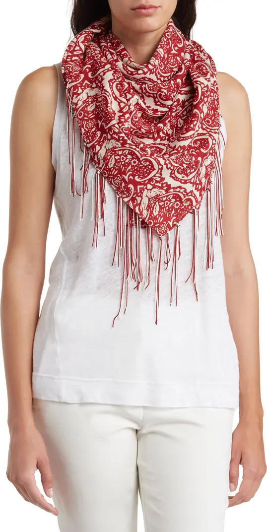 Paisley Print Square Scarf | Nordstrom Rack