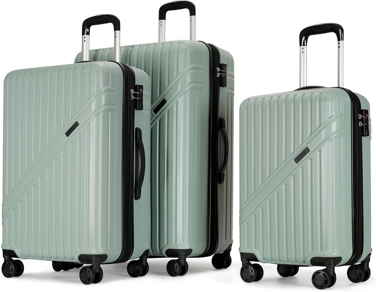 PRIMICIA GinzaTravel PC+ABS suitcase Spinner Wheels scratch-resistant Lightweight Spinner Expanda... | Amazon (US)