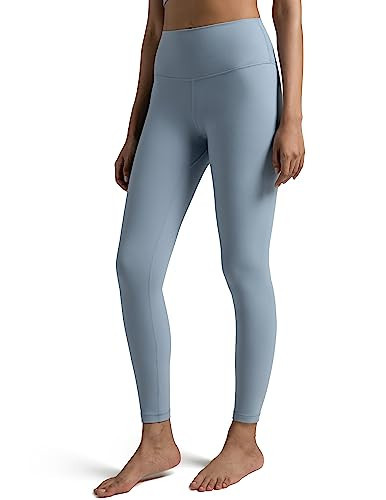 Colorfulkoala Women's Dreamlux High Waisted Workout Leggings 25''(XL, Chambray) | Amazon (US)