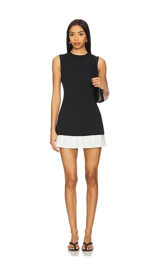 MORE TO COME Alina Mini Dress in Black. - size M | Revolve Clothing (Global)
