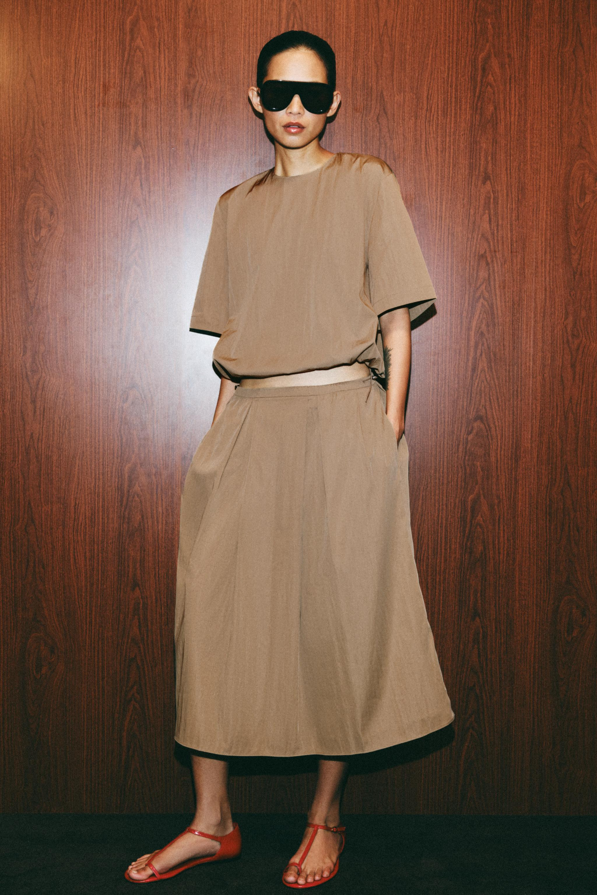 ZW COLLECTION NYLON TOP | Zara US