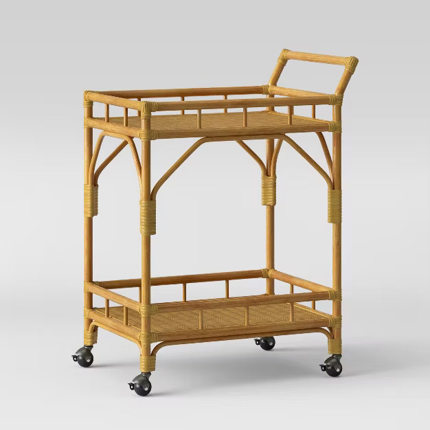 Cassia Rattan Bar Cart - Opalhouse™ | Target