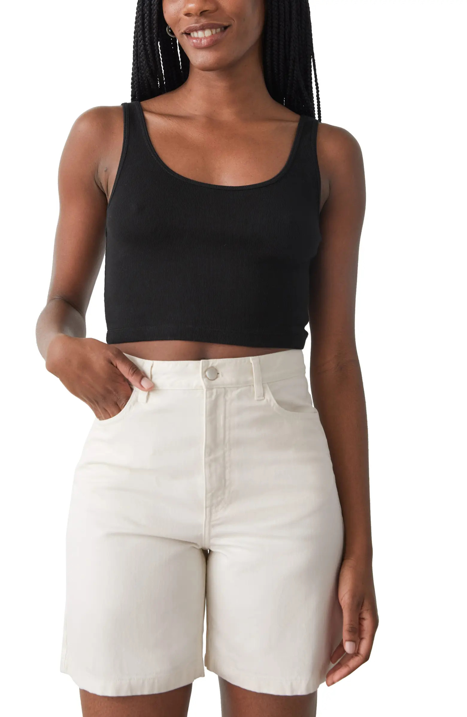 Crop Ribbed Tank | Nordstrom