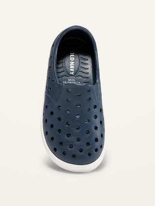 Perforated Vinyl Slip-On Sneakers for Toddler & Baby | Old Navy (US)
