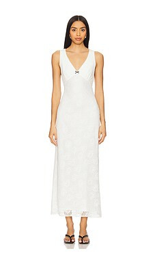 NIA Tasha Dress in White from Revolve.com | Revolve Clothing (Global)