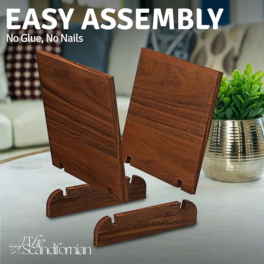 Natural Wood Vinyl Record Holder Shelf, Tabletop LP Storage Rack, Walnut Album Display, Vinyl Sta... | Amazon (US)