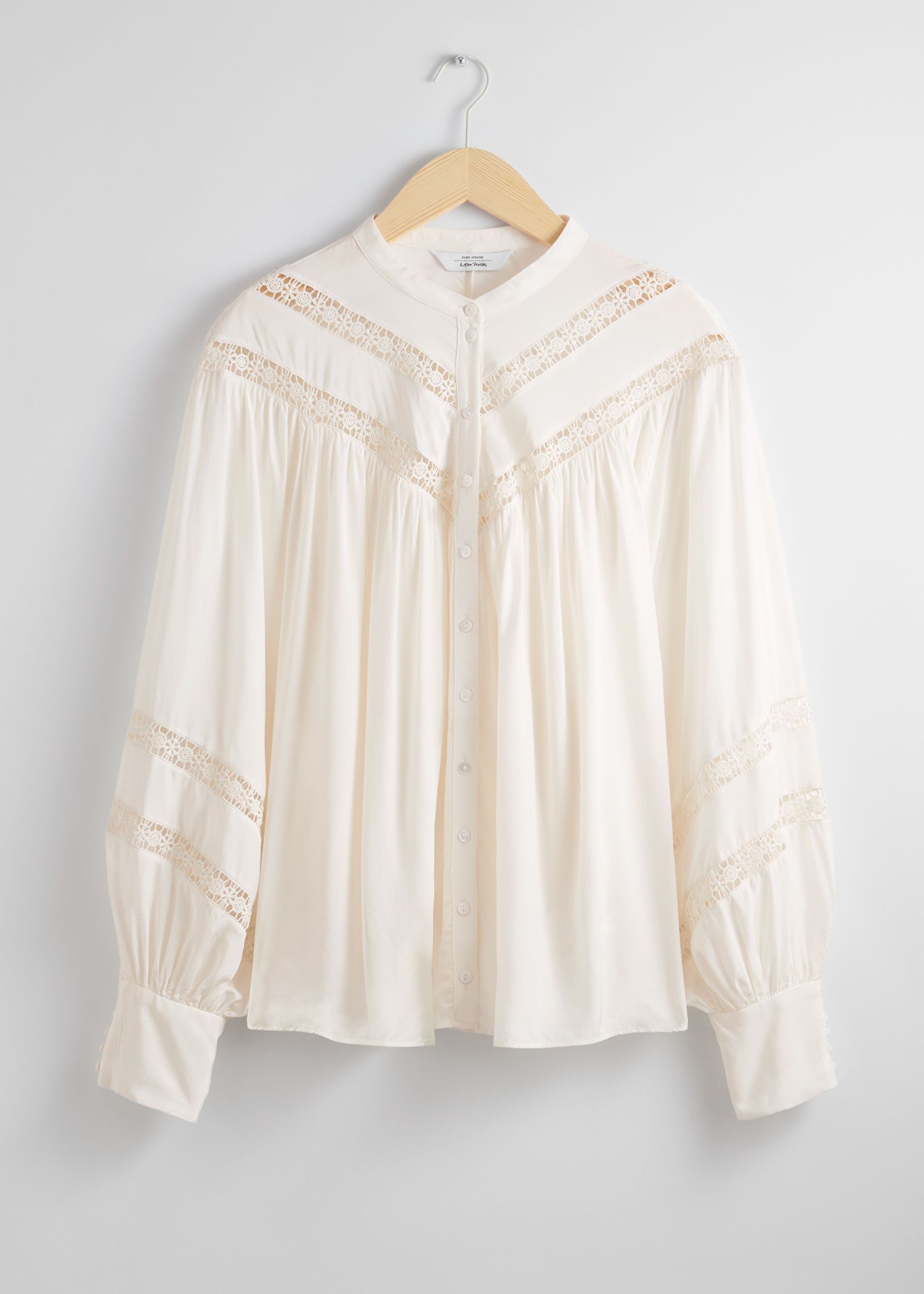 Lace-Trimmed Blouse | & Other Stories US